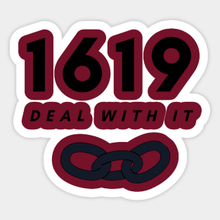 1619 Deal With It Sticker